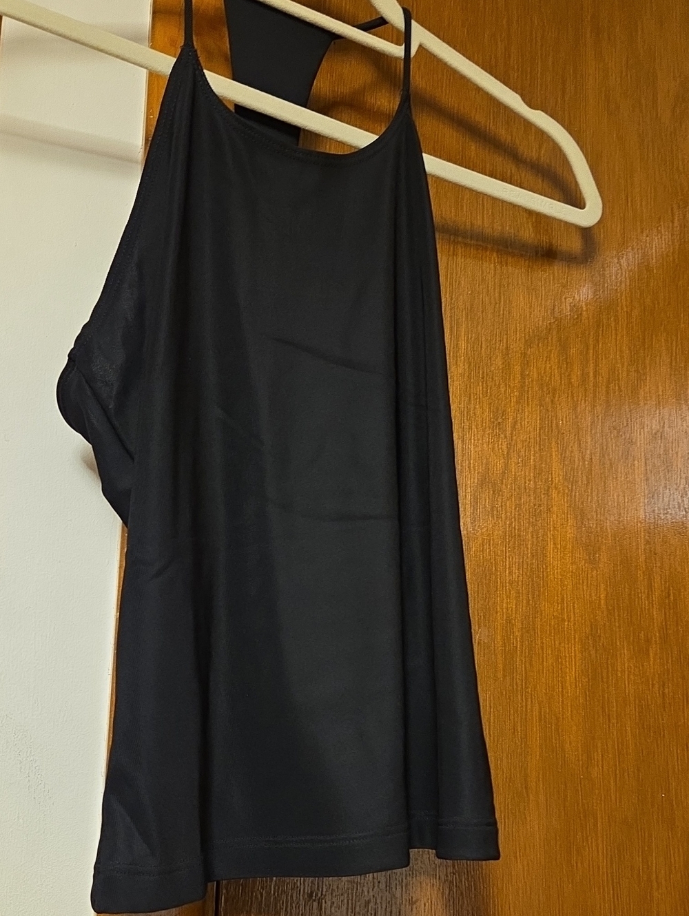 JUNIORS Fashion Bug Black Spaghetti Strap Tank